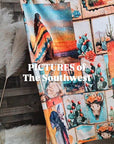 Colores De Mexico Pictures of the Southwest 60" x 80" Throw Blanket Made In America