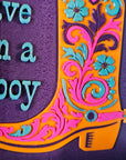 Baha Ranch Should Have Been A Cowboy Boot Cowgirl 3D Accessory Tray Made in America