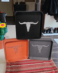 Baha Ranch 3d Print Western Longhorn Cowboy Cowgirl Accessory Tooled Tray