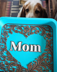 Baha Ranch 3d Print Western Longhorn Cowboy Cowgirl Accessory Tooled Tray