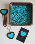 Baha Ranch 3D Deluxe Mom Daughter Bride Gift Set Tray Keychain Pin Bookmark