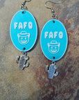 3D Printed Word Salad Earrings