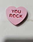 3d Printed Candy Conversation Heart Pins or Earrings Made in America