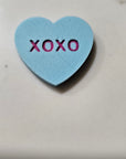 3d Printed Candy Conversation Heart Pins or Earrings Made in America