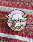 3d Western Cowgirl Cowboy Highland Cow Theme - Necklace, Purse Charm, Earrings, Keychain, Magnet