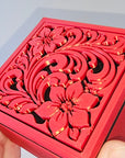 Baha Ranch 3D Tooled Gift Box - choice of colors and sizes
