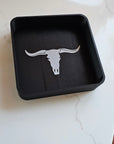 Baha Ranch 3d Print Western Longhorn Cowboy Cowgirl Accessory Tooled Tray