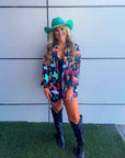 Baha Ranch Vegas Neon Women's Western Blazer