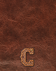 Monogrammed Initial Western Leather Look Saddle Longhorn Cowboy Cowgirl Kitchen Dish Towels Made in America