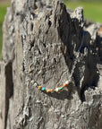 Spiny Oyster Turquoise Beaded Chain Necklace