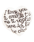 Sterling Silver Engraved Heart Statement Ring