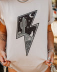 Thunder Bolt Scene Graphic Tee