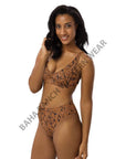 Yeehaw Tooled Leather Print Bikini