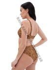 Yeehaw Tooled Leather Print Bikini