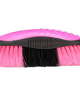 Tough 1 Horse Tack Great Grip Finishing Brush W/ Rubber Hand Grip Pink