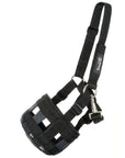 Tough 1 Poly Nylon Grazing Horse Muzzle Halter Black