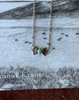 Turquoise Butterfly Concho Chain Necklace