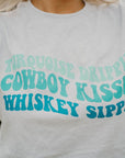 Turquoise Drippin' Western Graphic Tee