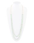 Two Row Green Aventurine Necklace