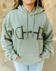 Western Horse Bit Graphic Hoodie