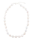 White Fresh Water Pearl Sterling Silver Necklace