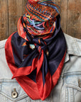 35X35" Feathers Wild Rag / Scarf WR642