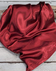 35X35" Solid Burgundy Wild Rag / Scarf WRS14
