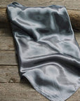 35X35" Solid Silver / Grey Wild Rag / Scarf WRS15