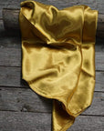 35X35" Solid Mustard Yellow Wild Rag / Scarf WRS19