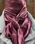 35X35" Solid Rose Wild Rag / Scarf WRS6