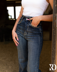 WILLOW FRAYED VINTAGE JEANS