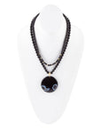 Xavier Black Onyx Pendant Necklace