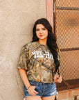 Yee-Haw Tree Camo Graphic Tee