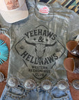 Yeehaws And Hellnaws RealTree Camo Graphic Tee