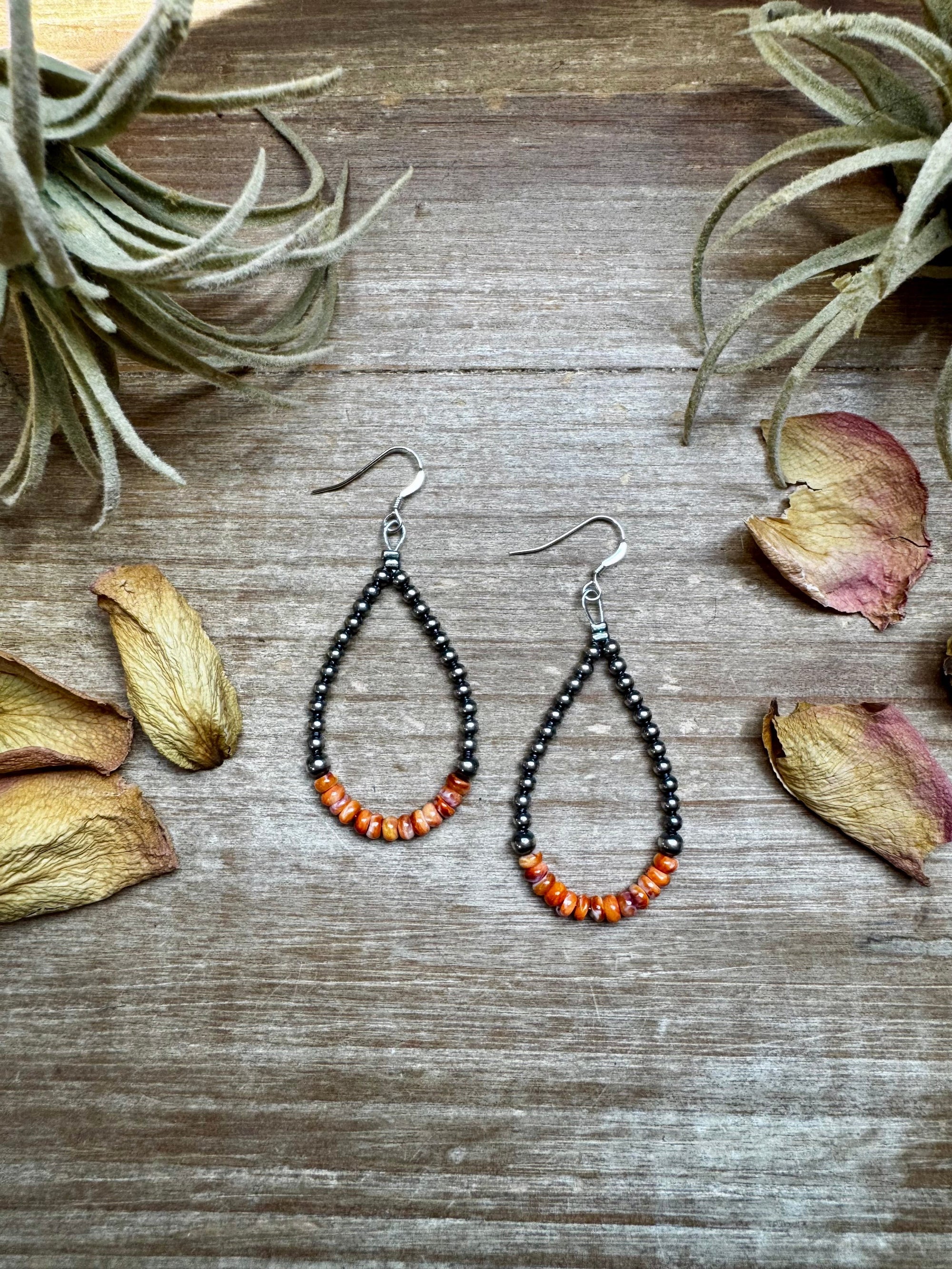 Western sterling silver earrings