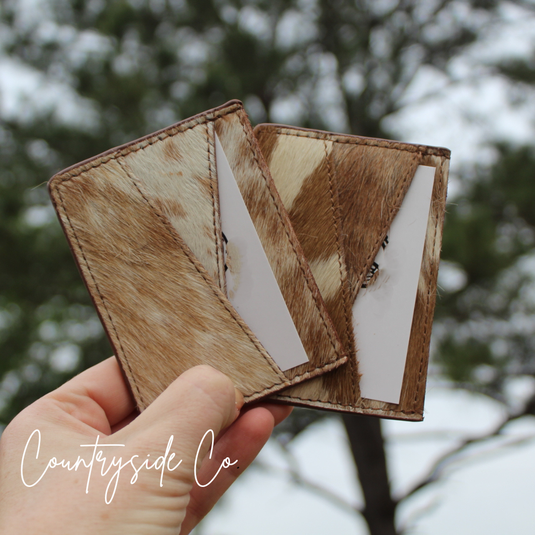 Western leather wallet