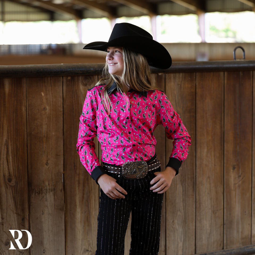 Youth in western shirt and cowboy hat lifestyle