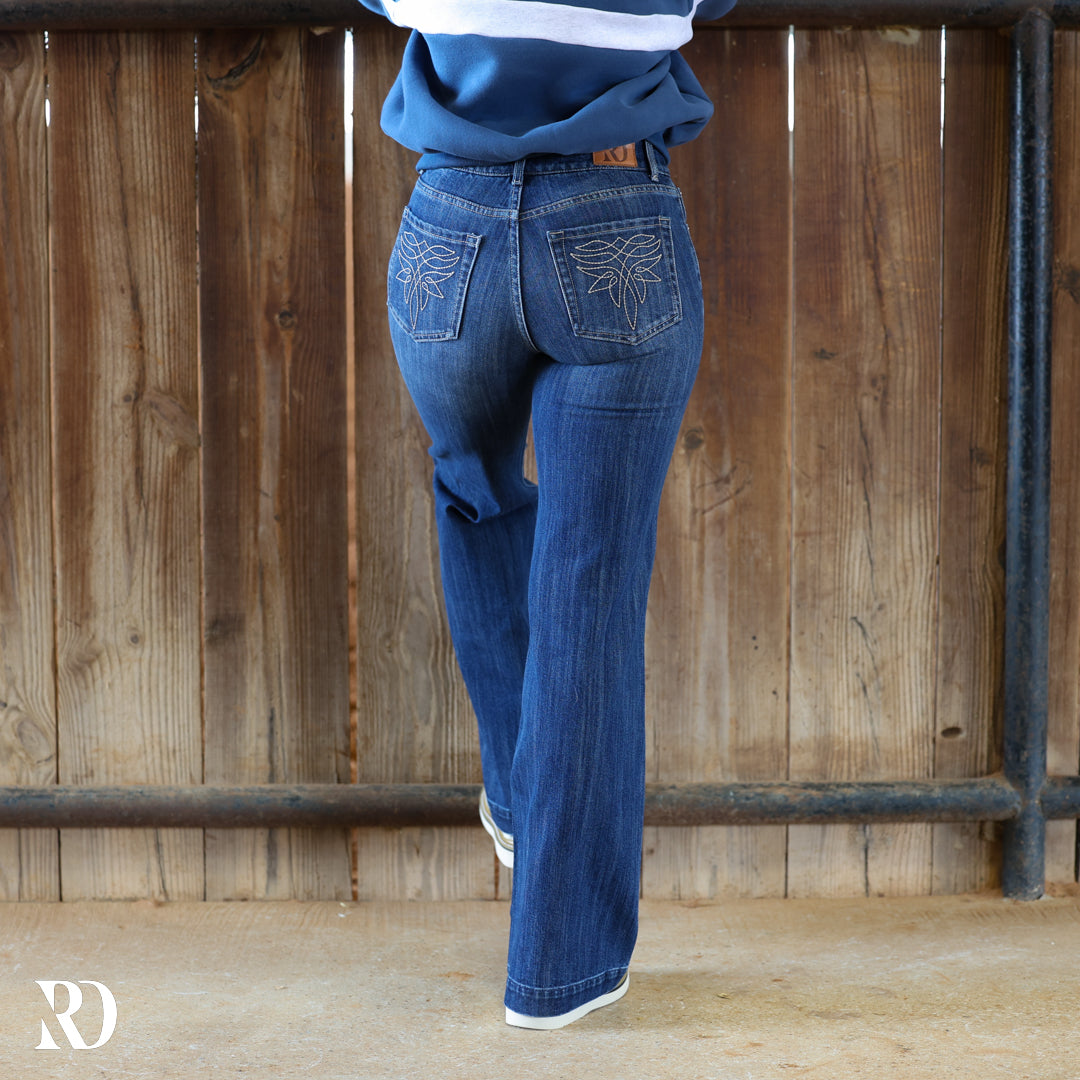 Women's western jeans lifestyle