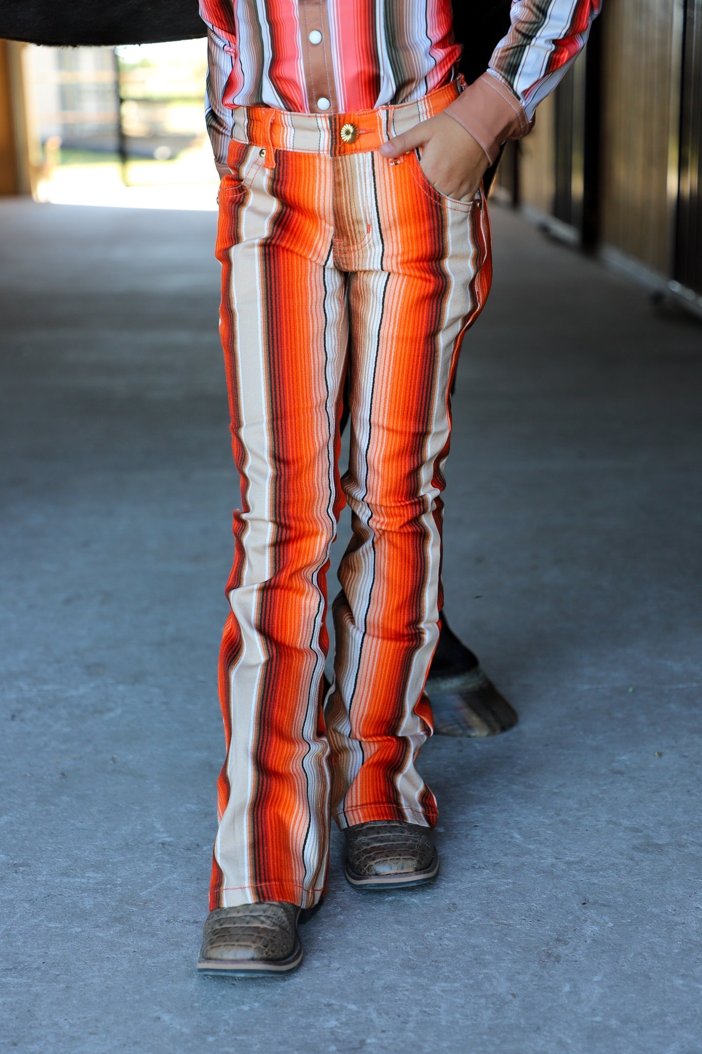 Youth in western wear lifestyle