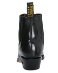 Ankle Cowboy Boot by El General in Black Chameleon