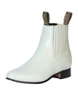El Besserro Charro Boot - Leather in Bone