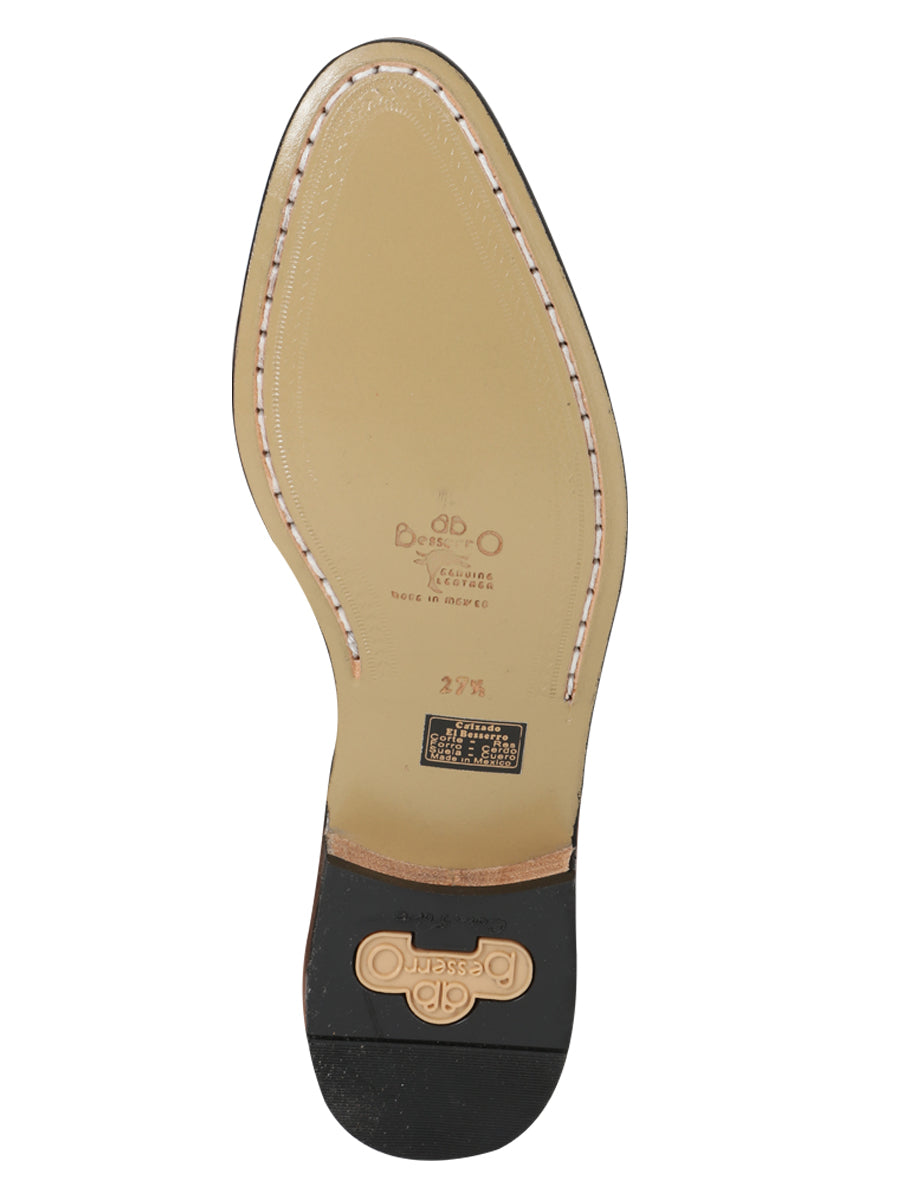 El Besserro Charro Boot in Nobuck Camel