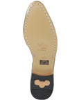 Charro Style Western Boot In Bone Nubuck Leather With ExtraLongLasting AllDayWear Comfort