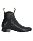El Besserro Charro Boot in Leather Black