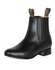 El Besserro Charro Boot in Leather Black