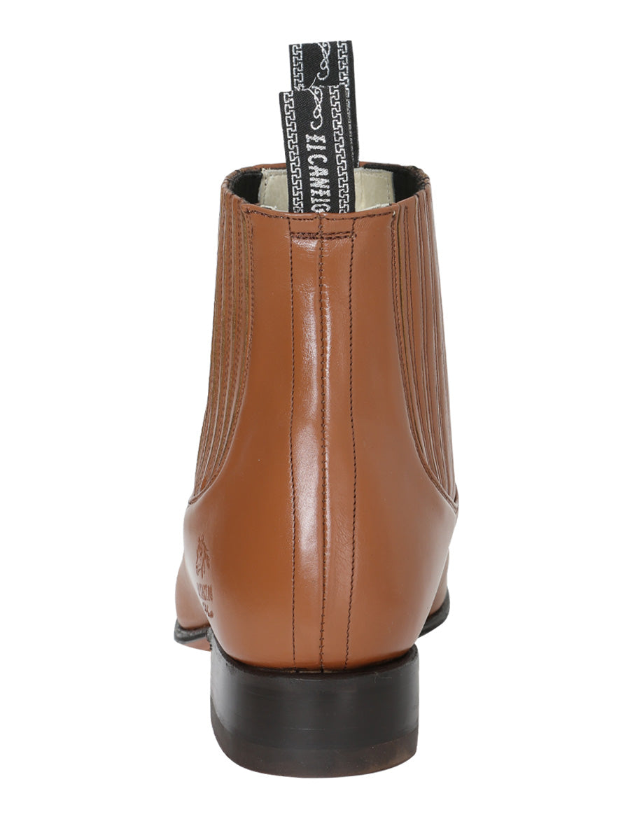 El Canelo - Charro Ankle Boot in Atlas Maple