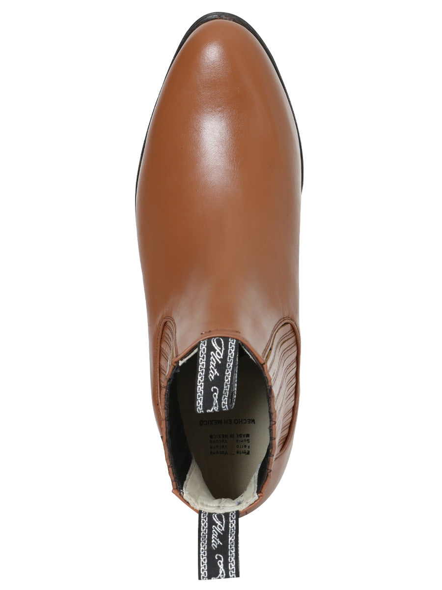 El Canelo - Charro Ankle Boot in Atlas Maple