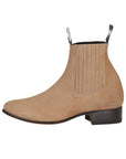Canelo Charro Boot - Nobuck in Beige