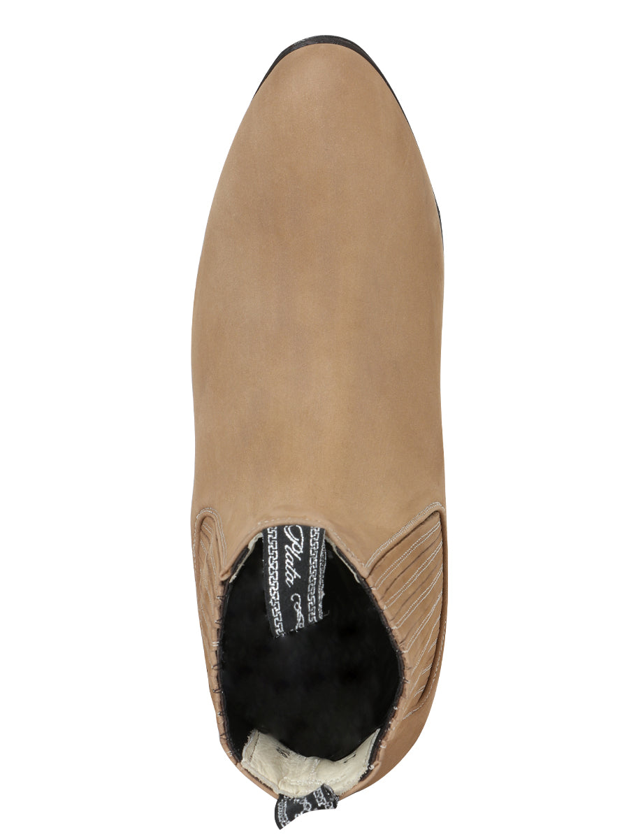 Canelo Charro Boot - Nobuck in Beige