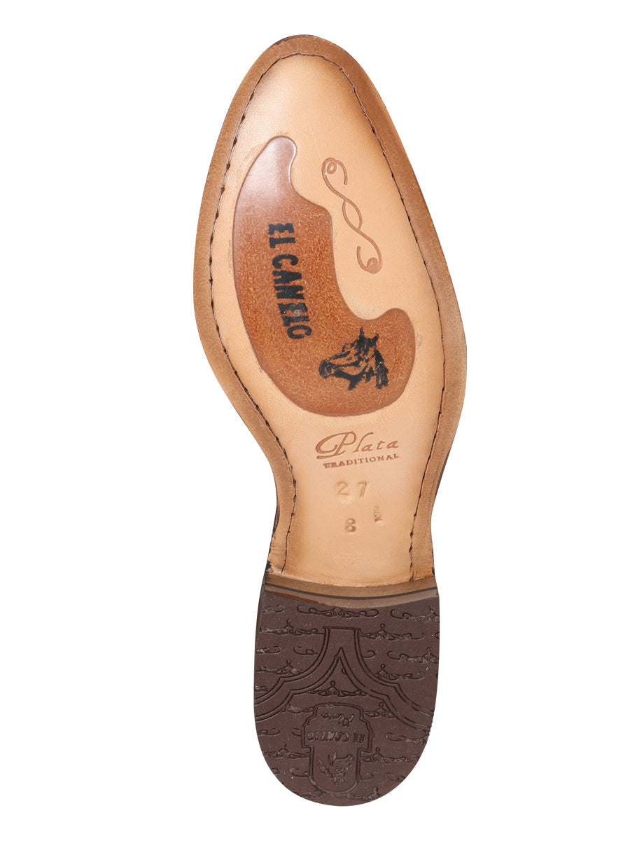 Canelo Charro Boot - Leather Nobuck in Topo